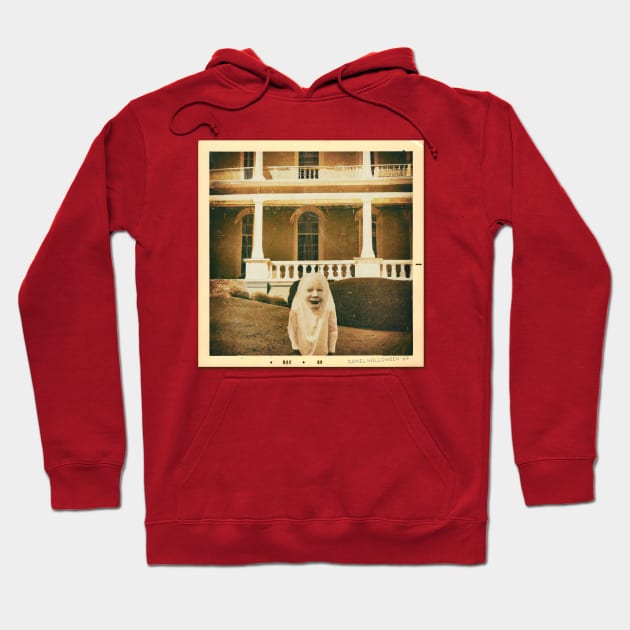 Old Halloween Costume | Ghost Caught on Film | Secret Vintage Photograph Ghost captured | Rare Scary Classic Retro Portrait | Daniel Halloween 1969 Hoodie by Tiger Picasso